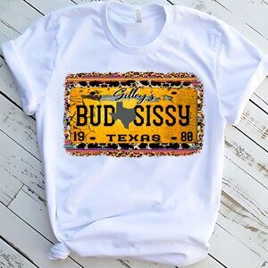 Bud And Sissy Western Tee Graphic Short Sleeve T-Shirt